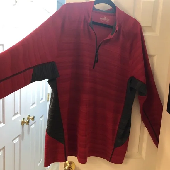 Outdoor Life Unisex Red/Gray Athletic Top - Picture 3 of 6